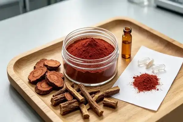 Difference between Tanshinone IIA powder and Salvia miltiorrhiza total extract